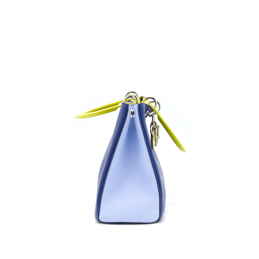 DIOR DIORISSIMO TOTE BAG BLUE/MULTICOLOURED SHW