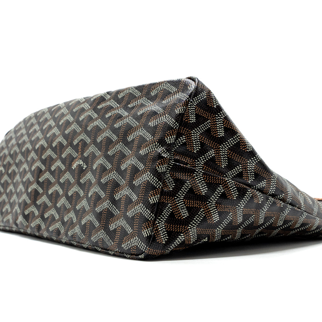 GOYARD BOHEME HOBO BAG CANVAS / CALFSKIN BROWN WITH NECESSARIES BAG ORGANIZER SHW