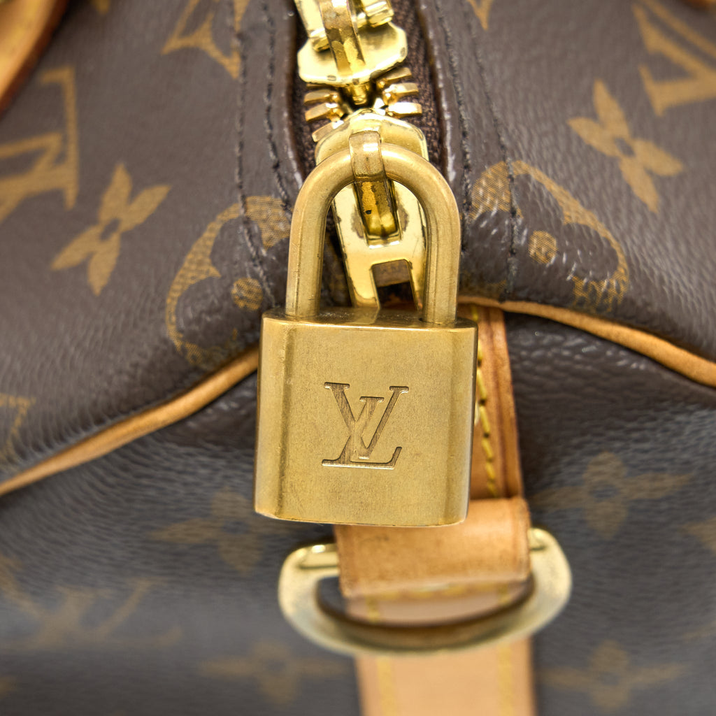 LOUIS VUITTON SPEEDY BANDOULIERE 25 MONOGRAM CANVAS GHW