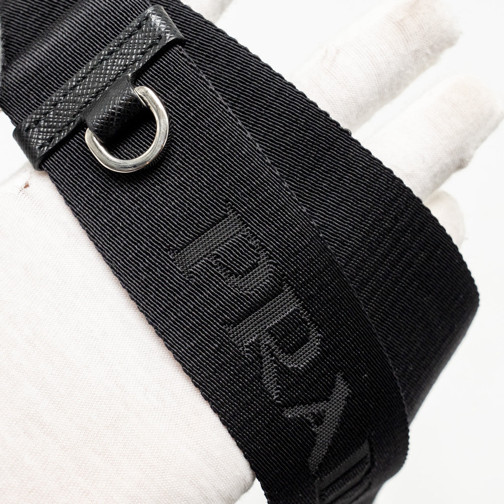 PRADA RE-EDITION 2005 SAFFIANO RE-NYLON BAG BLACK SHW