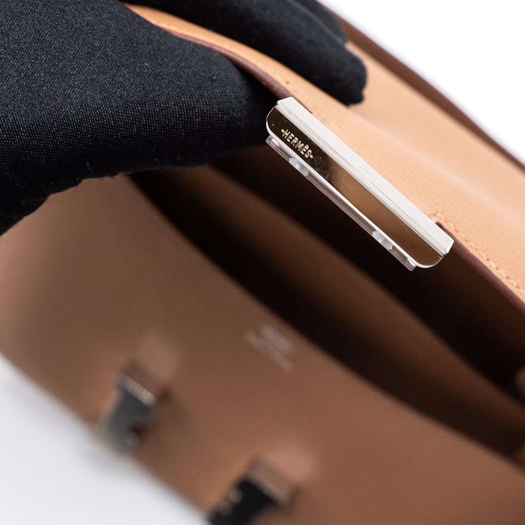 HERMES CONSTANCE MINI CHEVRE MYSORE 2J QUEBRACHO SHW