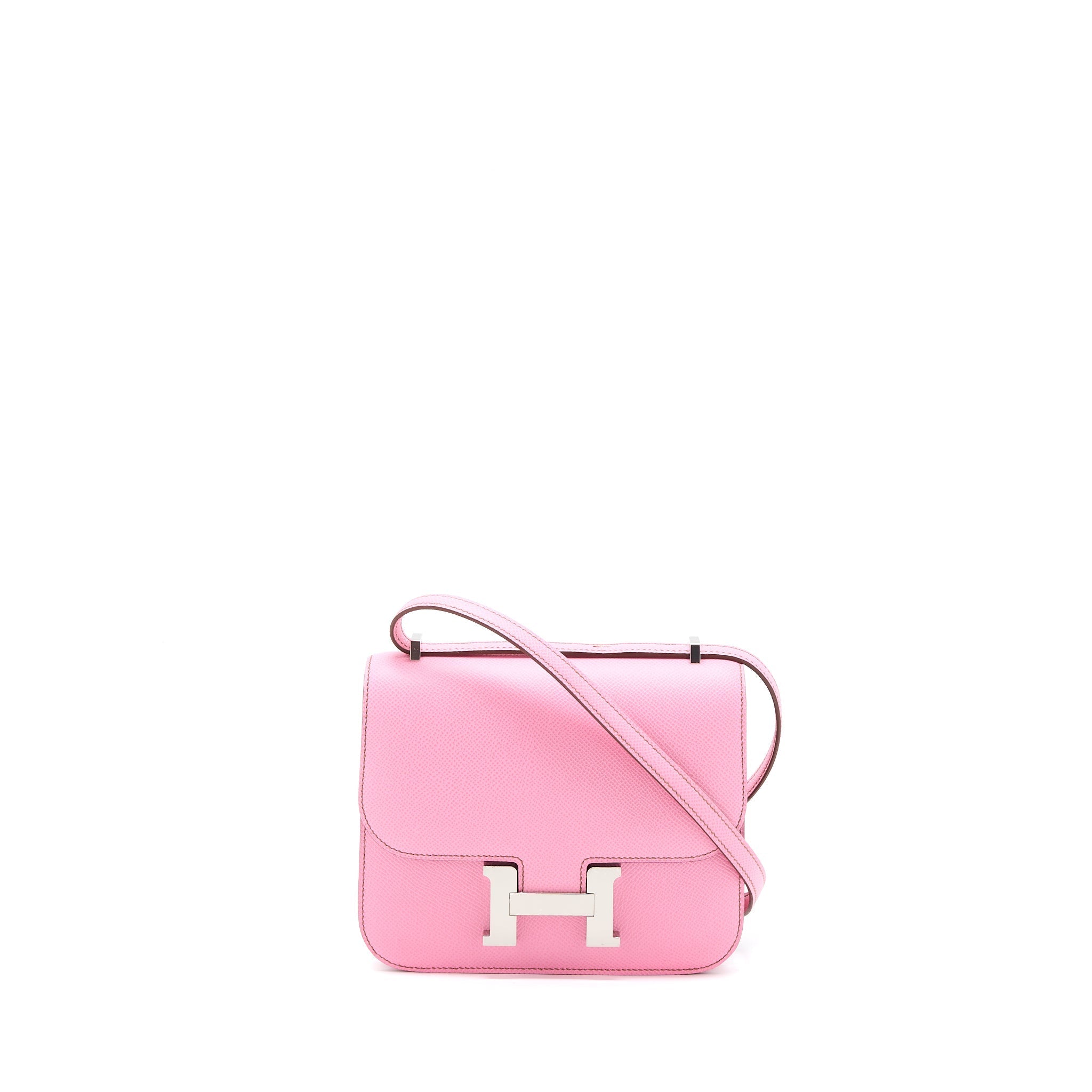 HERMES MINI CONSTANCE EPSOM 5P BUBBLEGUM PINK SHW