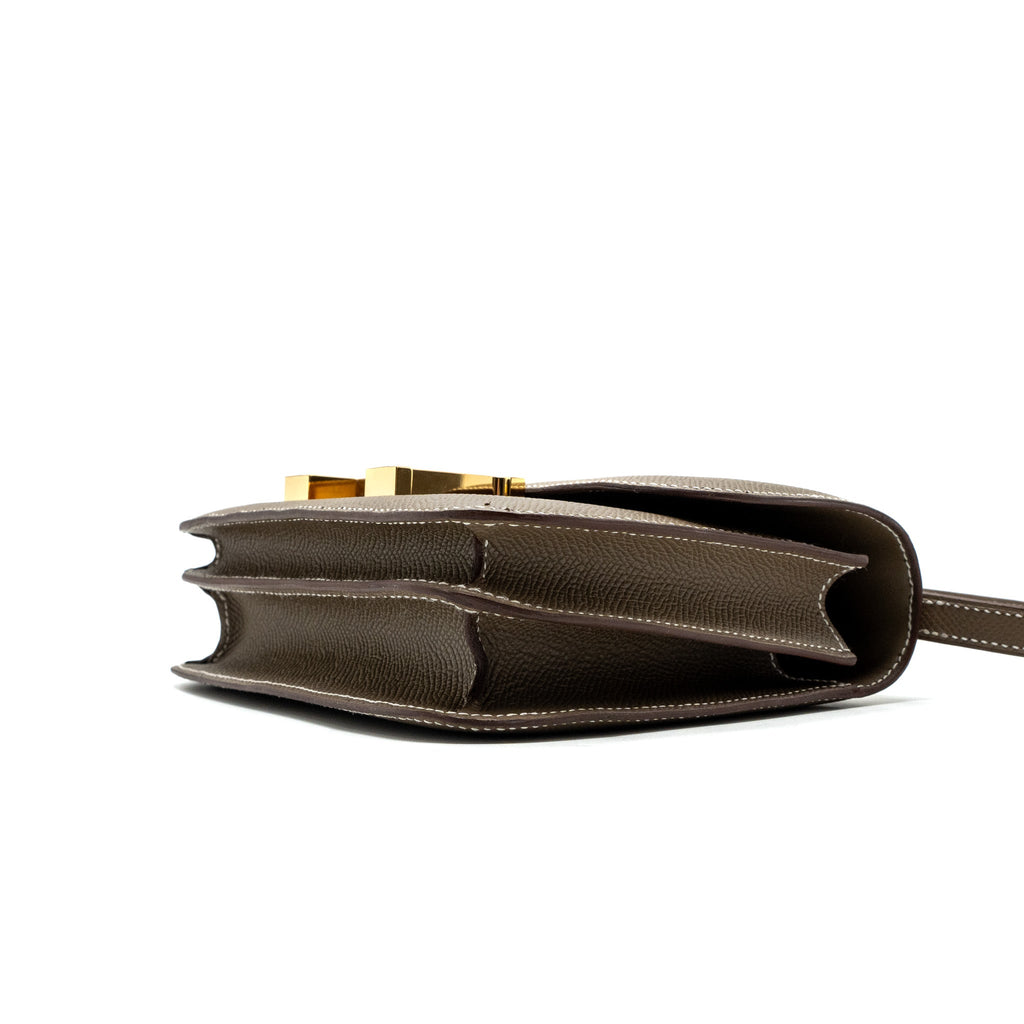 HERMES MINI CONSTANCE EPSOM ETOUPE GHW