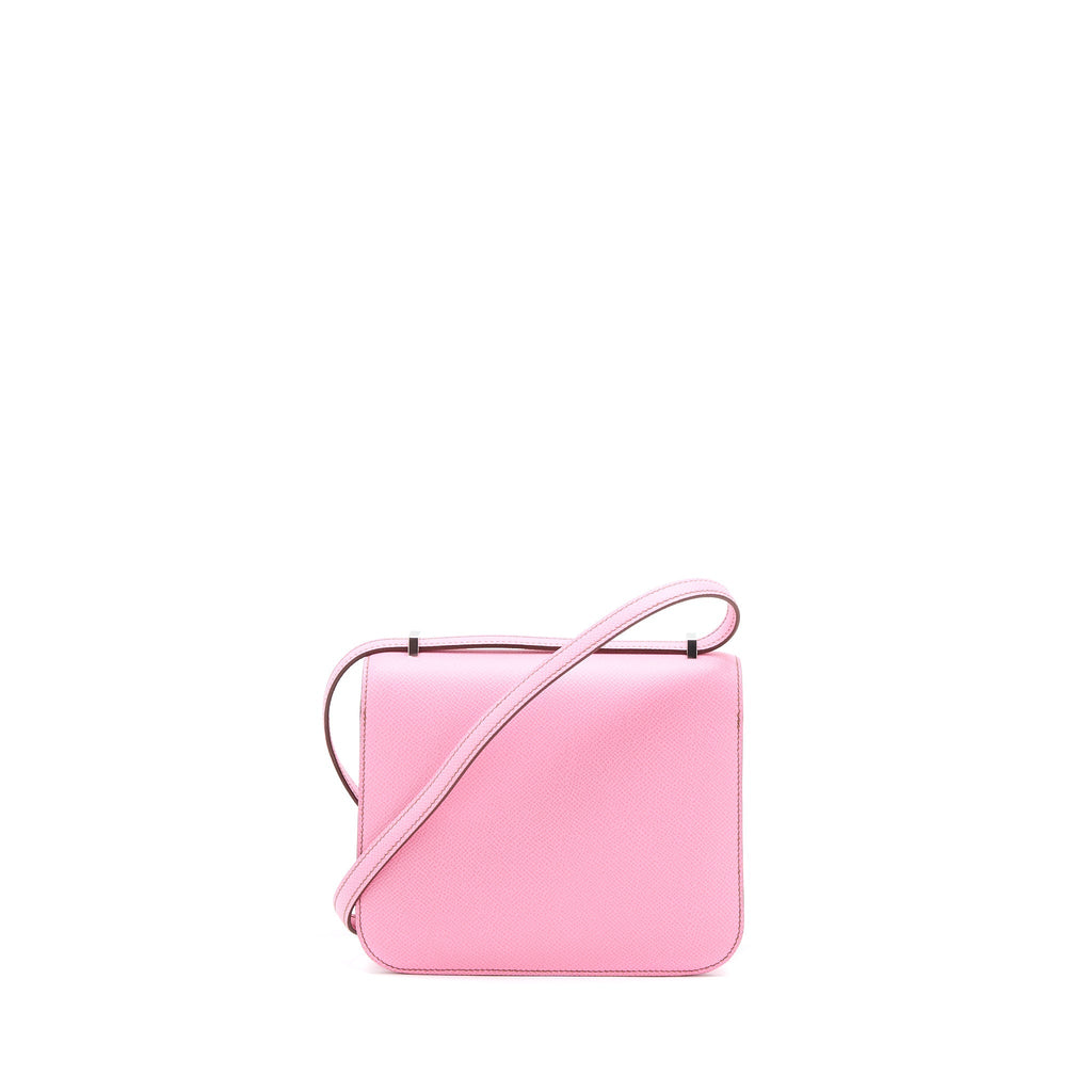 HERMES MINI CONSTANCE EPSOM 5P BUBBLEGUM PINK SHW