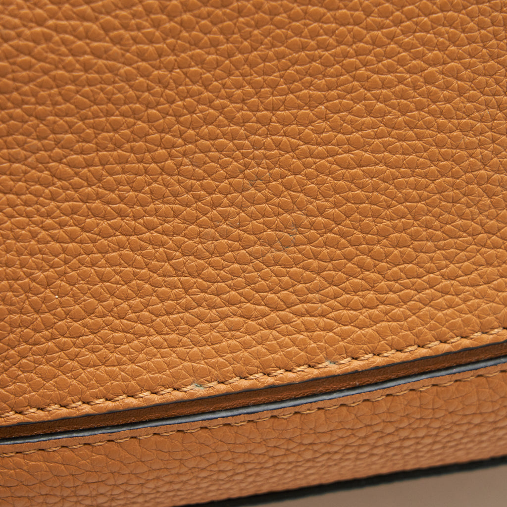 LOEWE PUZZLE BAG IN GRAINED CALFSKIN BROWN