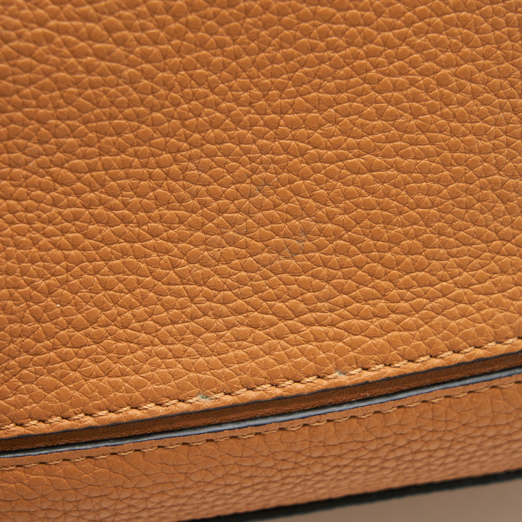 LOEWE PUZZLE BAG IN GRAINED CALFSKIN BROWN