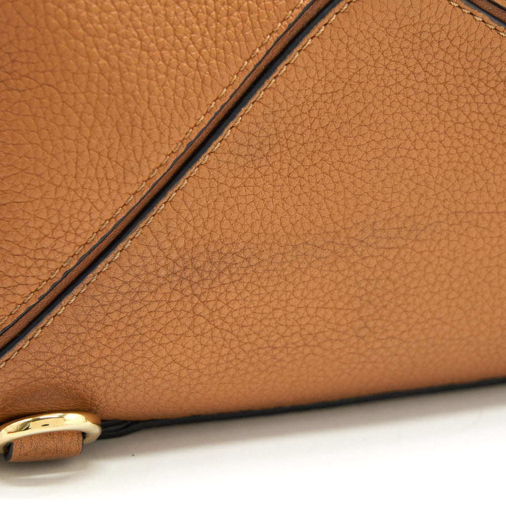 LOEWE PUZZLE BAG IN GRAINED CALFSKIN BROWN