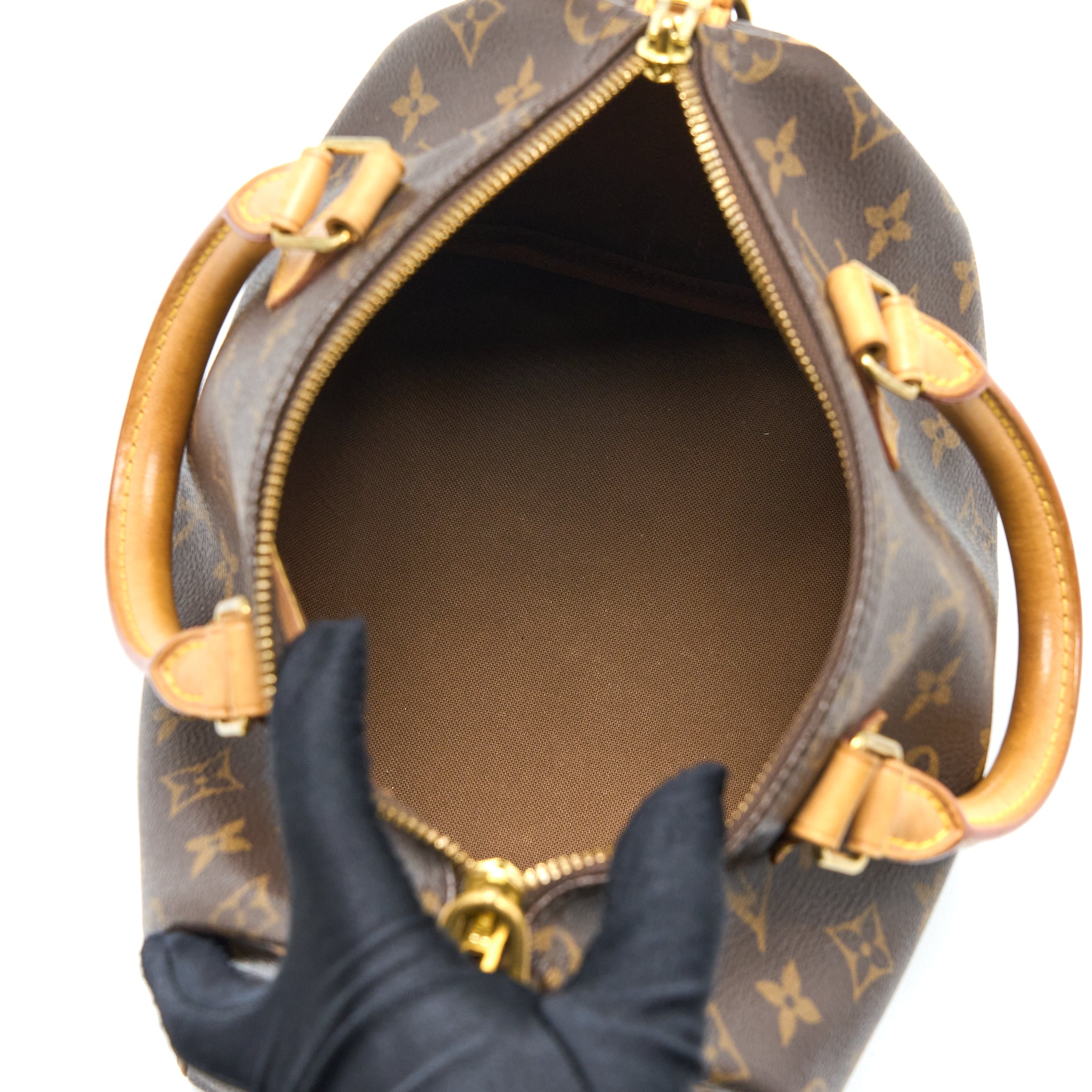LOUIS VUITTON SPEEDY BANDOULIERE 25 MONOGRAM CANVAS GHW