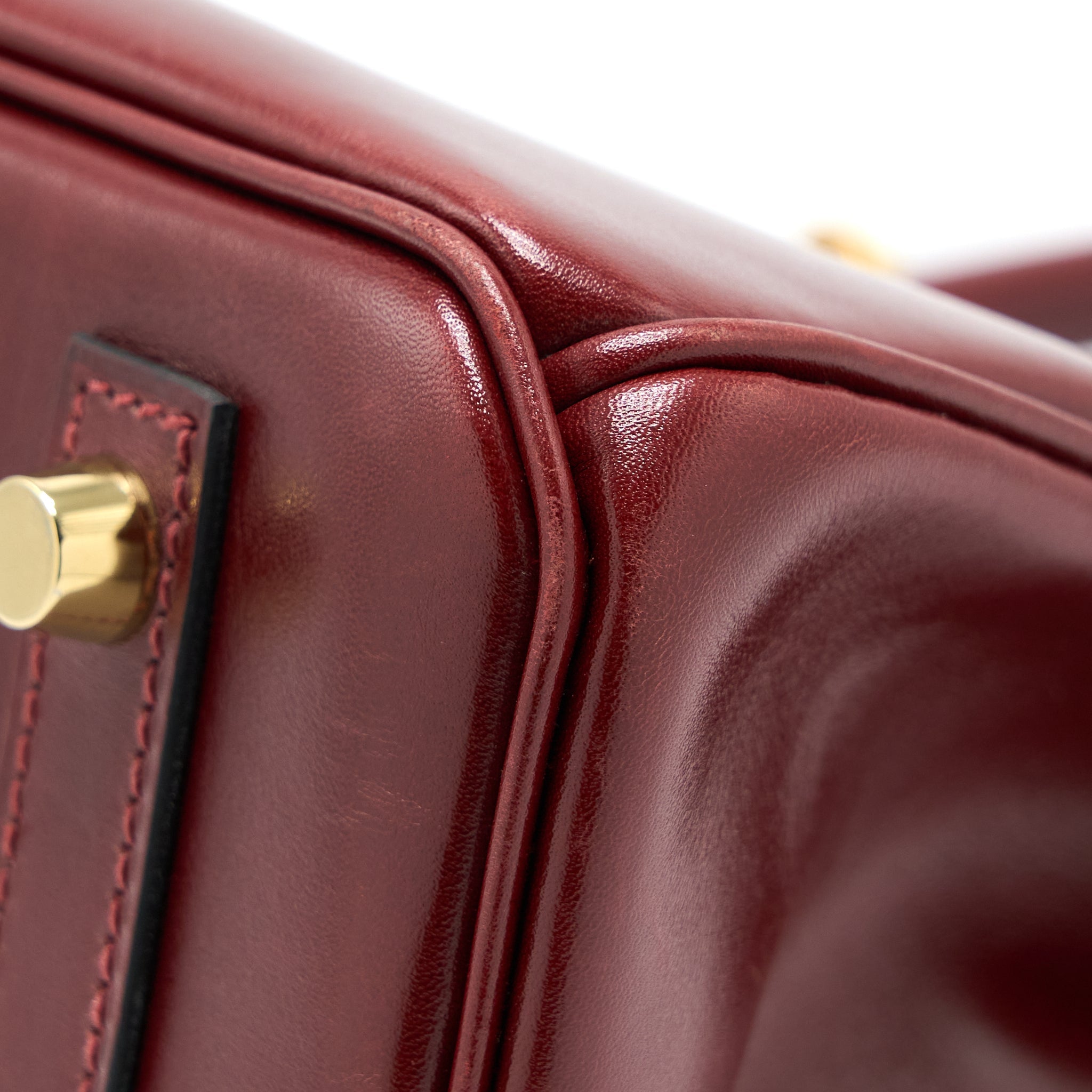 HERMES BIRKIN 30 BOX ROUGE H GHW