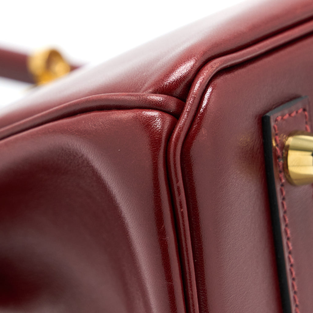 HERMES BIRKIN 30 BOX ROUGE H GHW