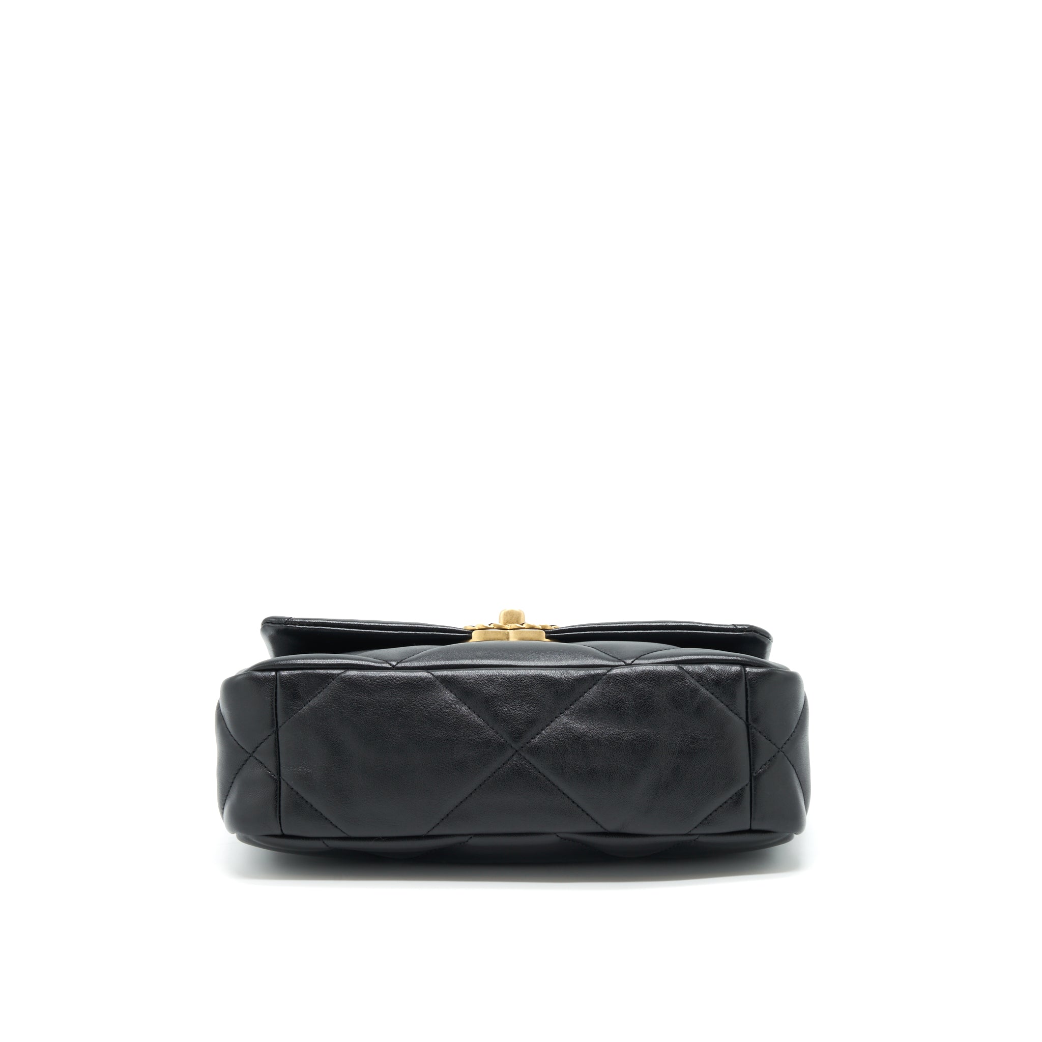 CHANEL 19 SMALL BAG LAMBSKIN BLACK MULTICOLOUR HARDWARE