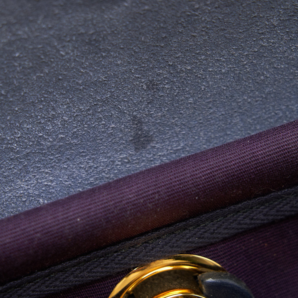 HERMES HERBAG ZIP 31 RETOURNE BAG, CASSIE/ BLEU INDIGO WITH AN EXTRA TWILLY