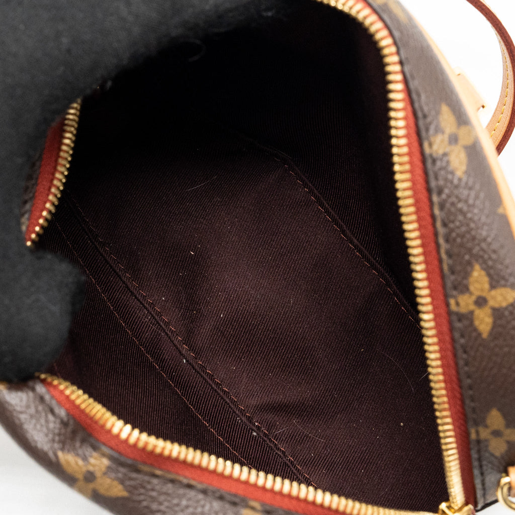 LOUIS VUITTON MINI DEAUVILLE SHOULDER BAG MONOGRAM CANVAS GHW