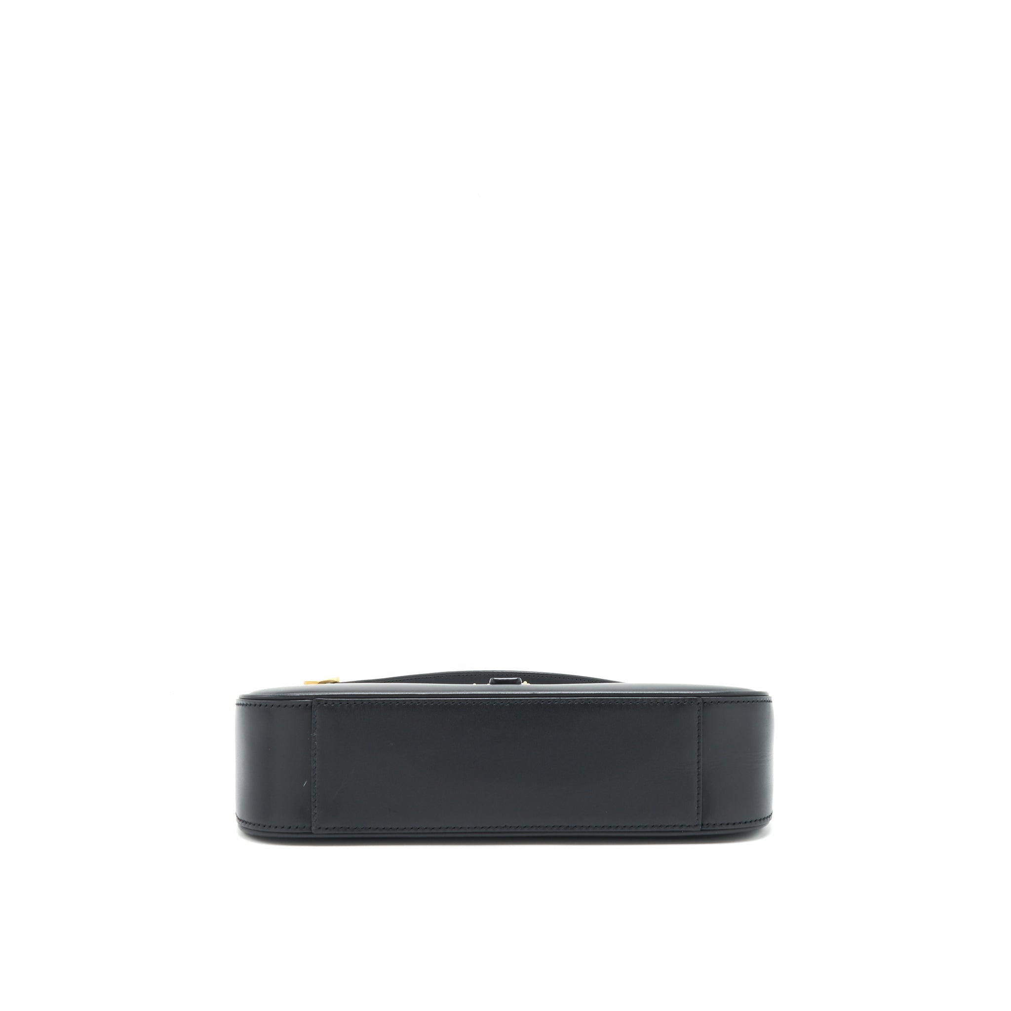 SAINT LAURENT LE 5 A 7 HOBO BAG CALFSKIN BLACK GHW