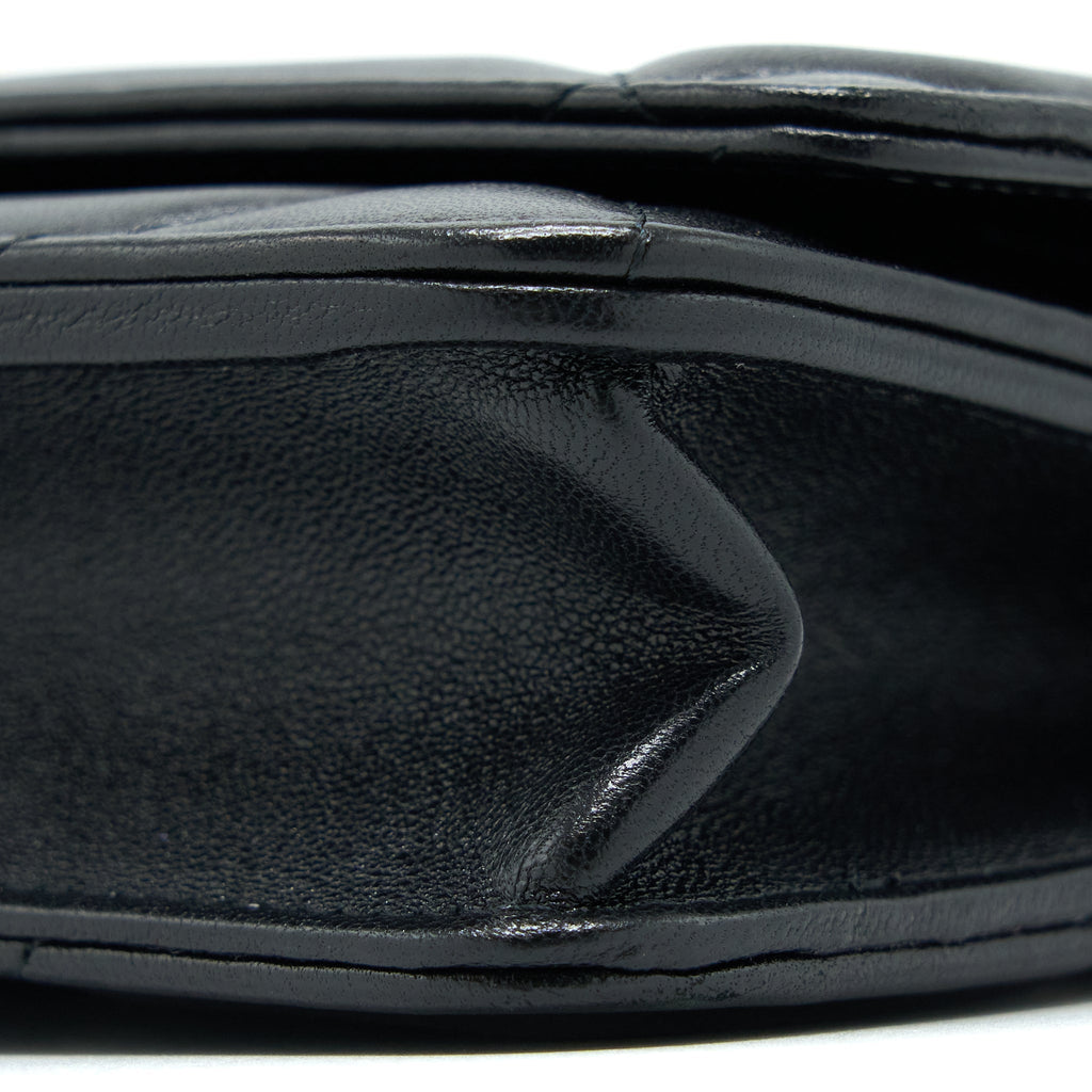 CHANEL 19 WALLET ON CHAIN LAMBSKIN BLACK MULTICOLOUR HARDWARE (MICROCHIP)