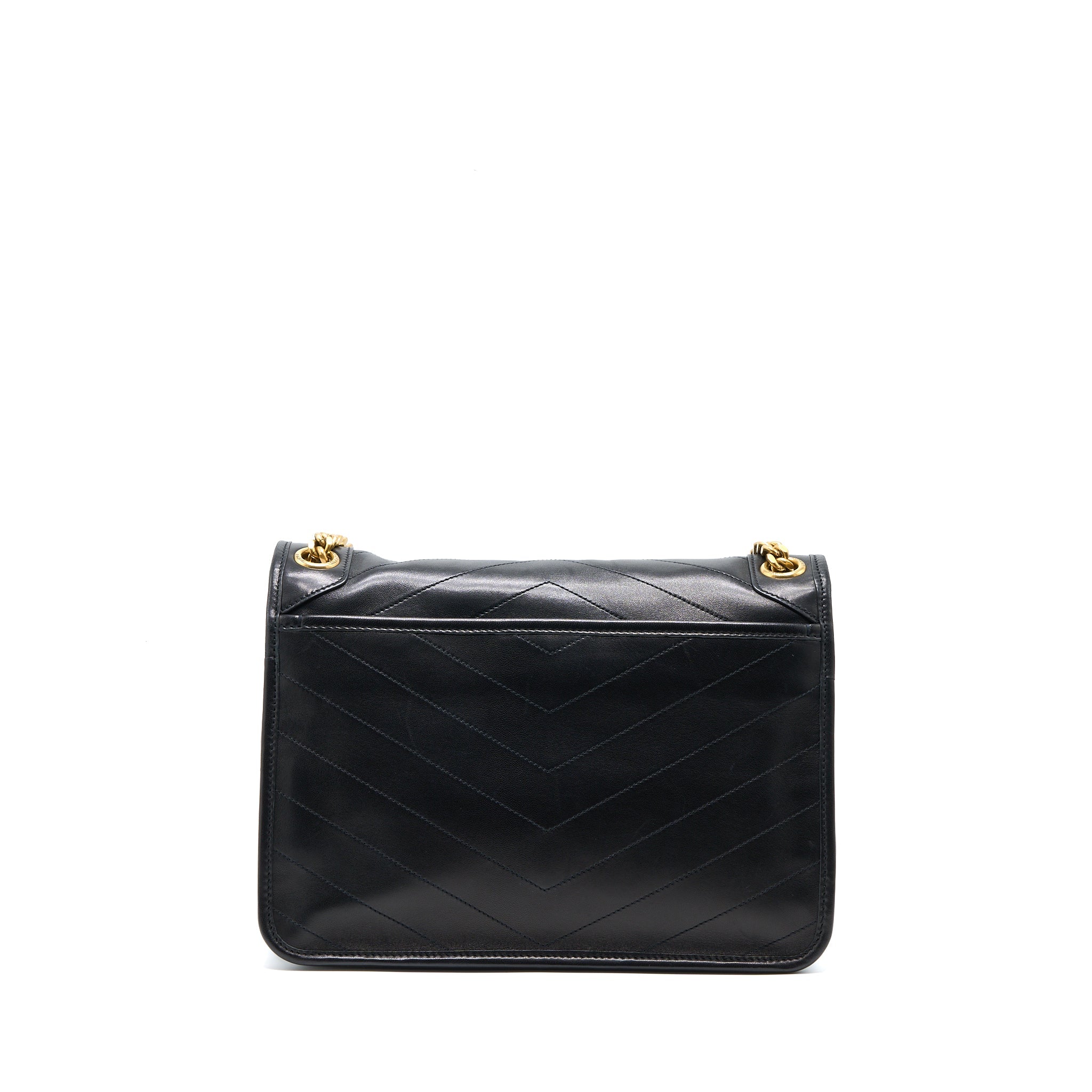 SAINT LAURENT MEDIUM NIKI BAG LAMBSKIN BLACK GHW