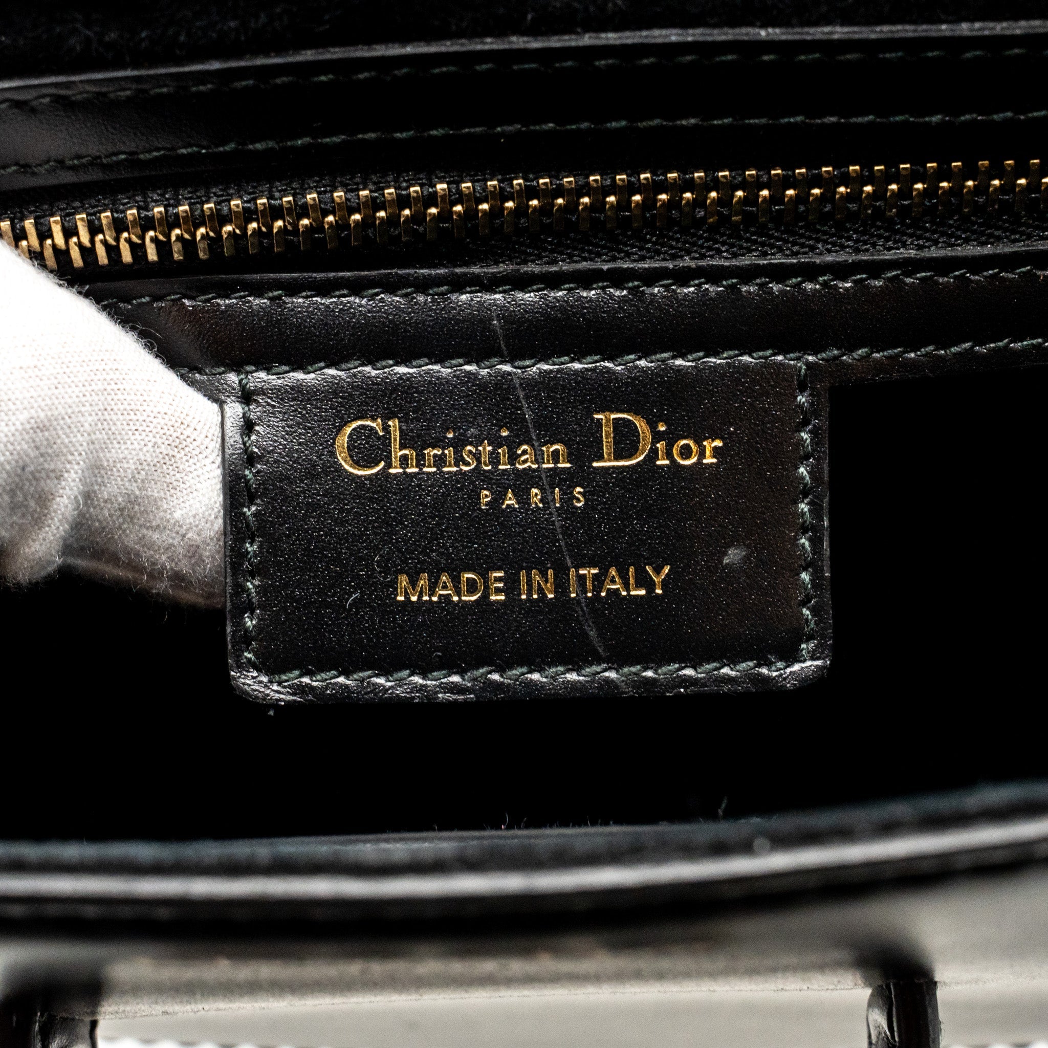 DIOR D-FENCE SADDLE BAG CALFSKIN BLACK GHW