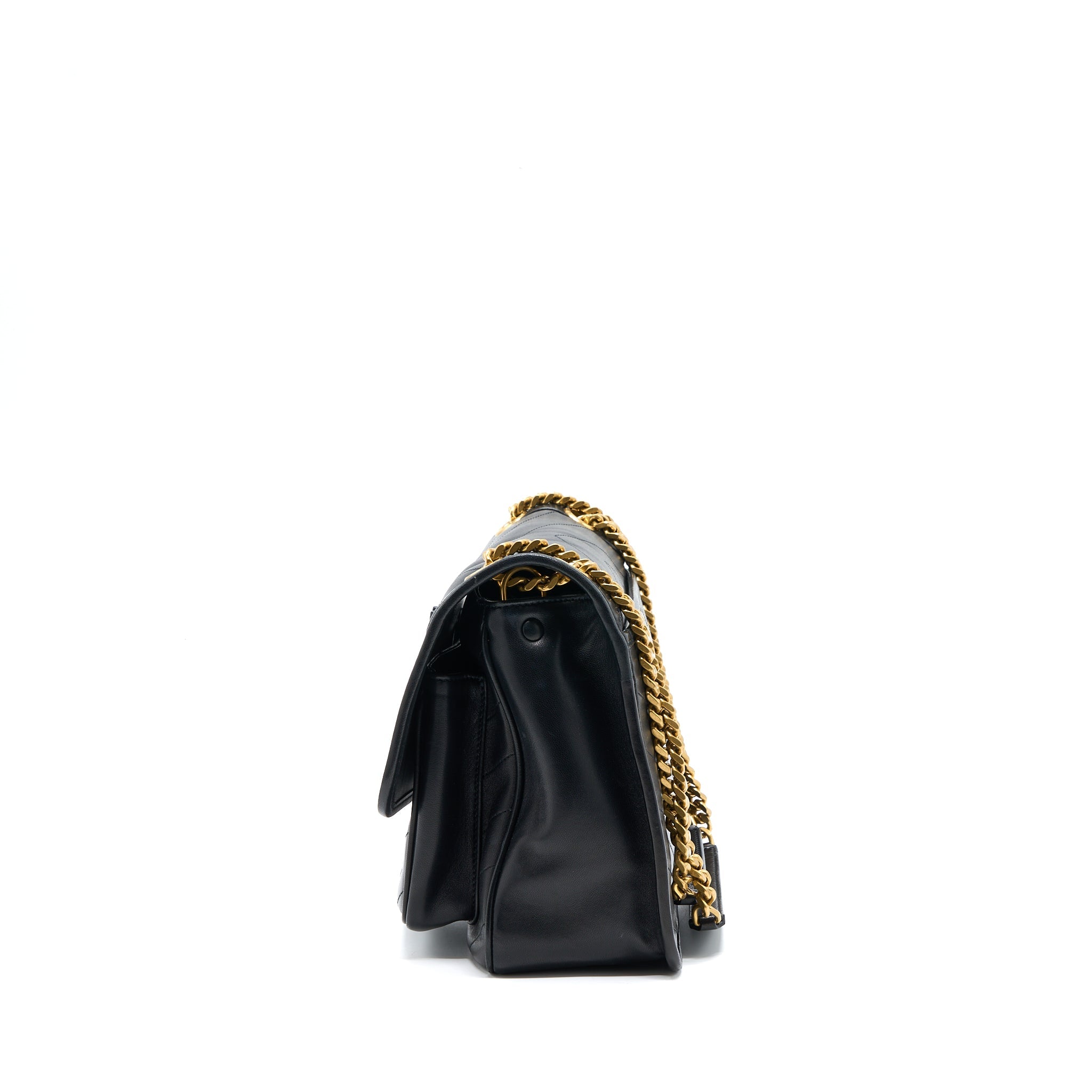 SAINT LAURENT MEDIUM NIKI BAG LAMBSKIN BLACK GHW