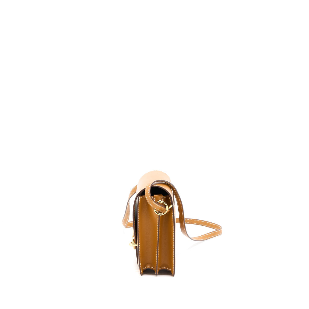 HERMES MINI ROULIS VEAU BUTLER GOLD GHW