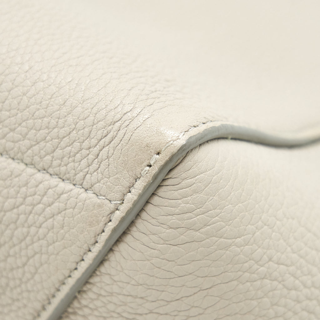 CELINE SANGLE BUCKET BAG GRAINED CALFSKIN CLAY GHW