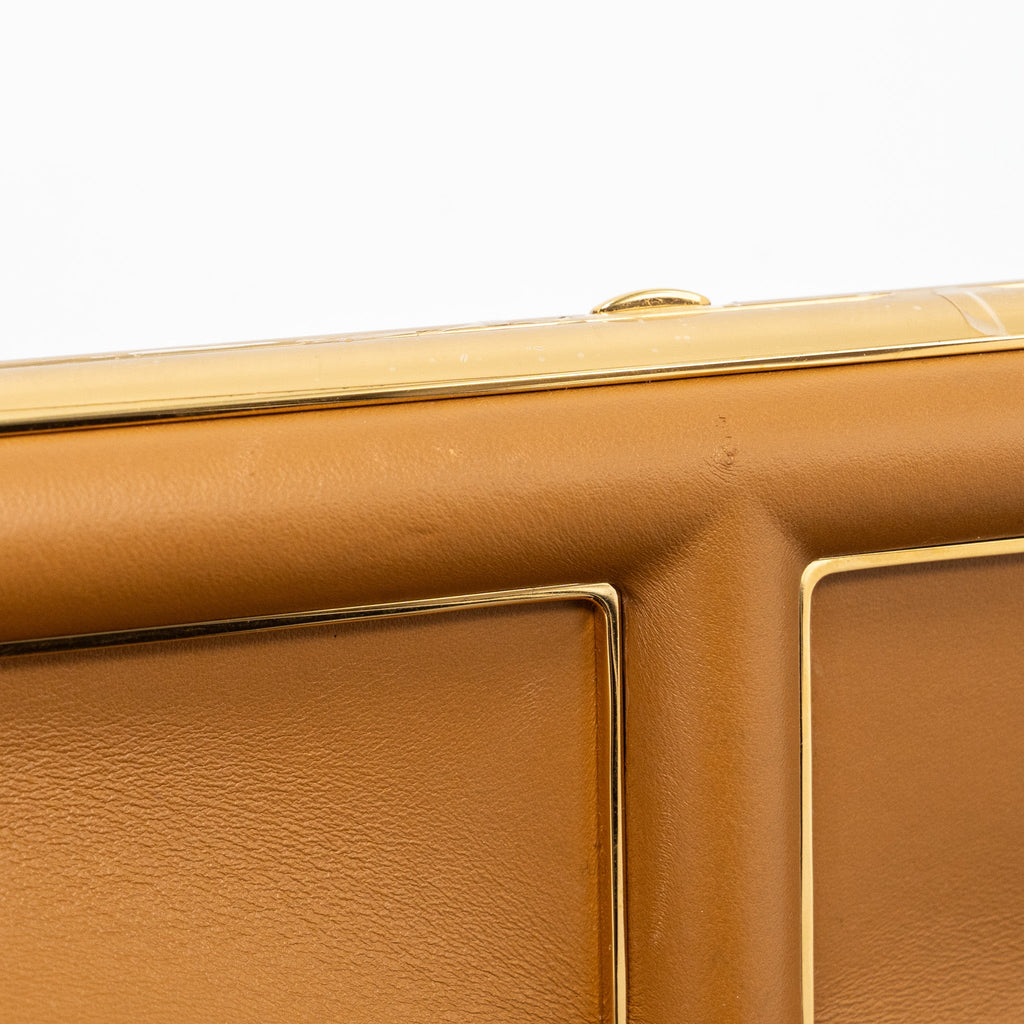 FENDI FIRST MEDIUM NAPPA LAMBSKIN CARAMEL GHW