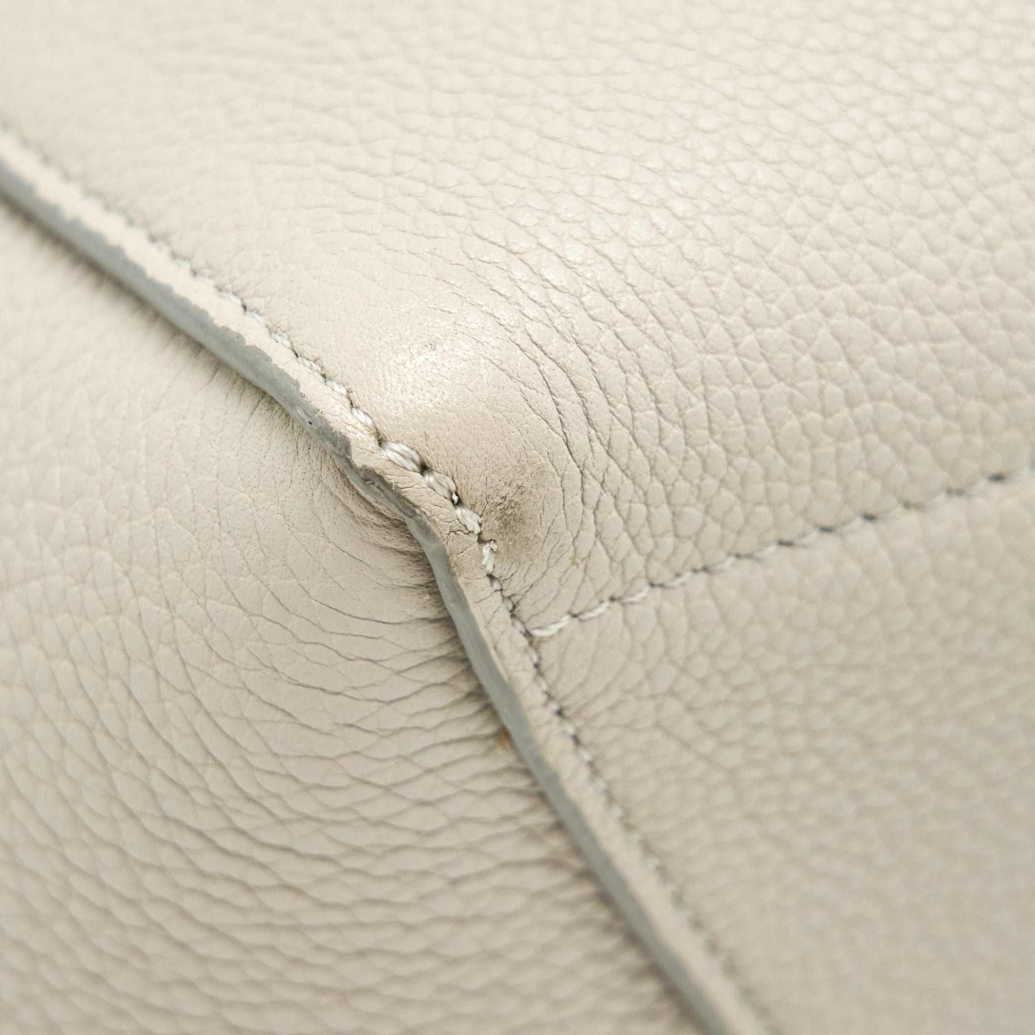 CELINE SANGLE BUCKET BAG GRAINED CALFSKIN CLAY GHW