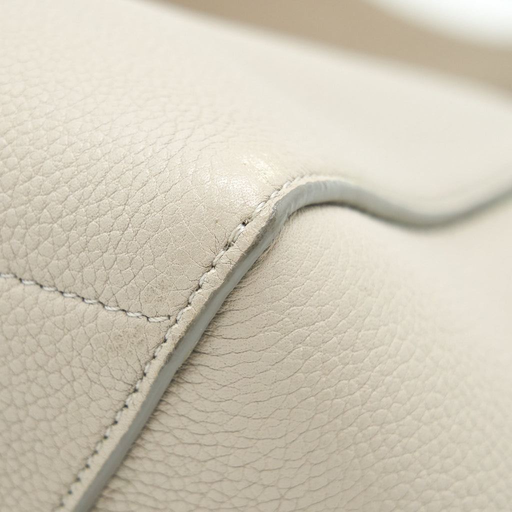 CELINE SANGLE BUCKET BAG GRAINED CALFSKIN CLAY GHW