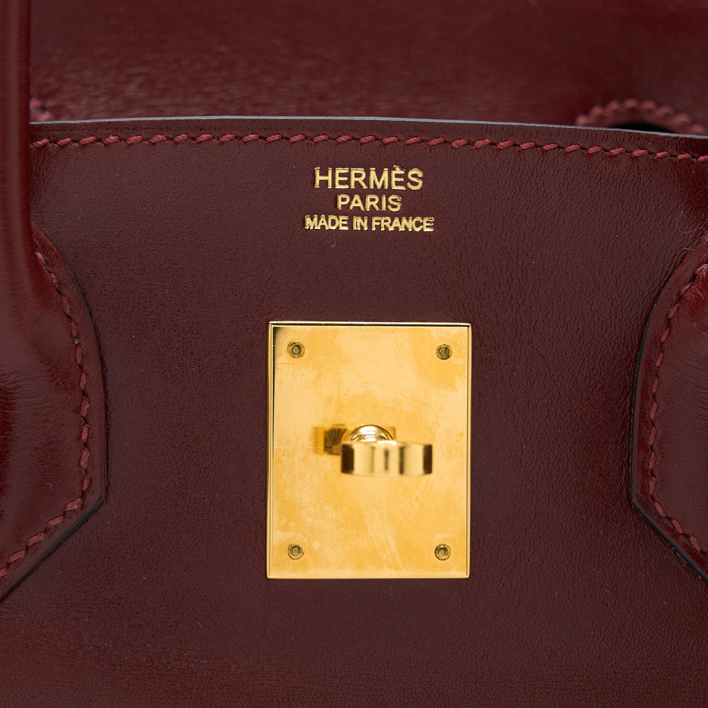 HERMES BIRKIN 30 BOX ROUGE H GHW