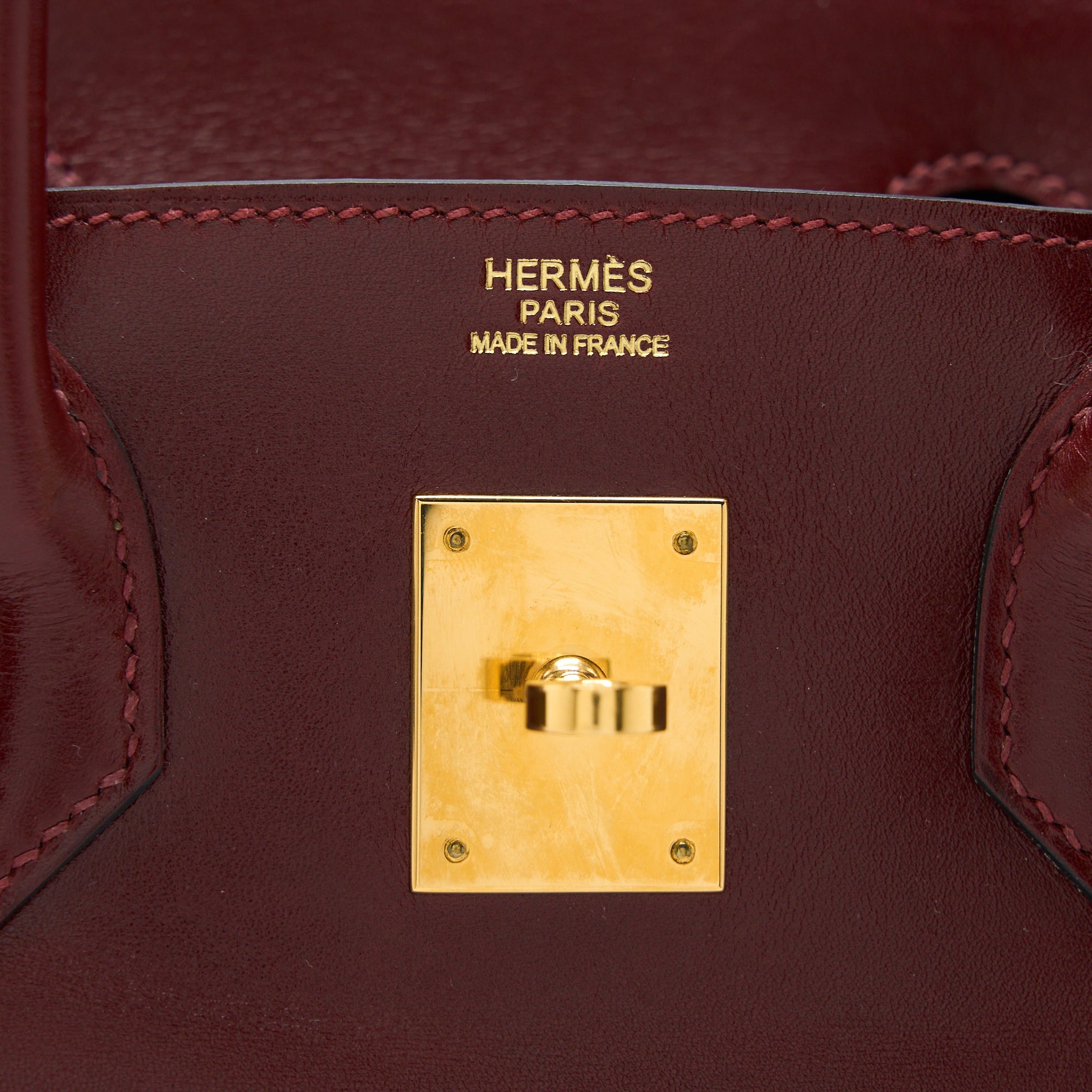 HERMES BIRKIN 30 BOX ROUGE H GHW