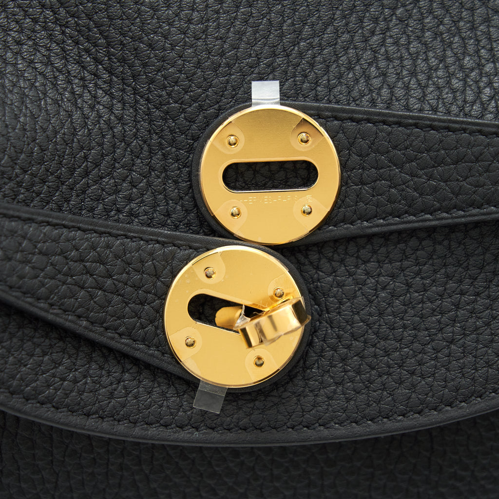 HERMES LINDY 26 CLEMENCE BLACK GHW