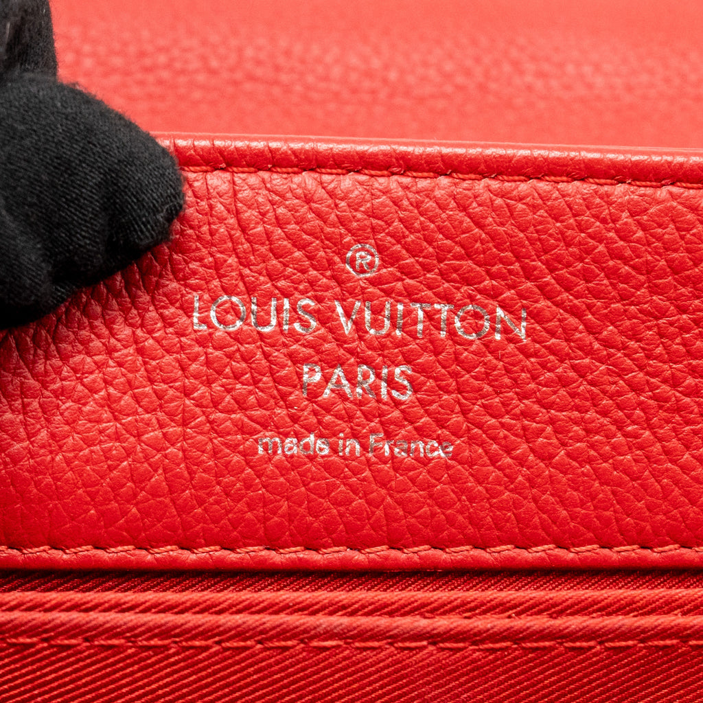LOUIS VUITTON LOCKME BAG CALFSKIN RED SHW