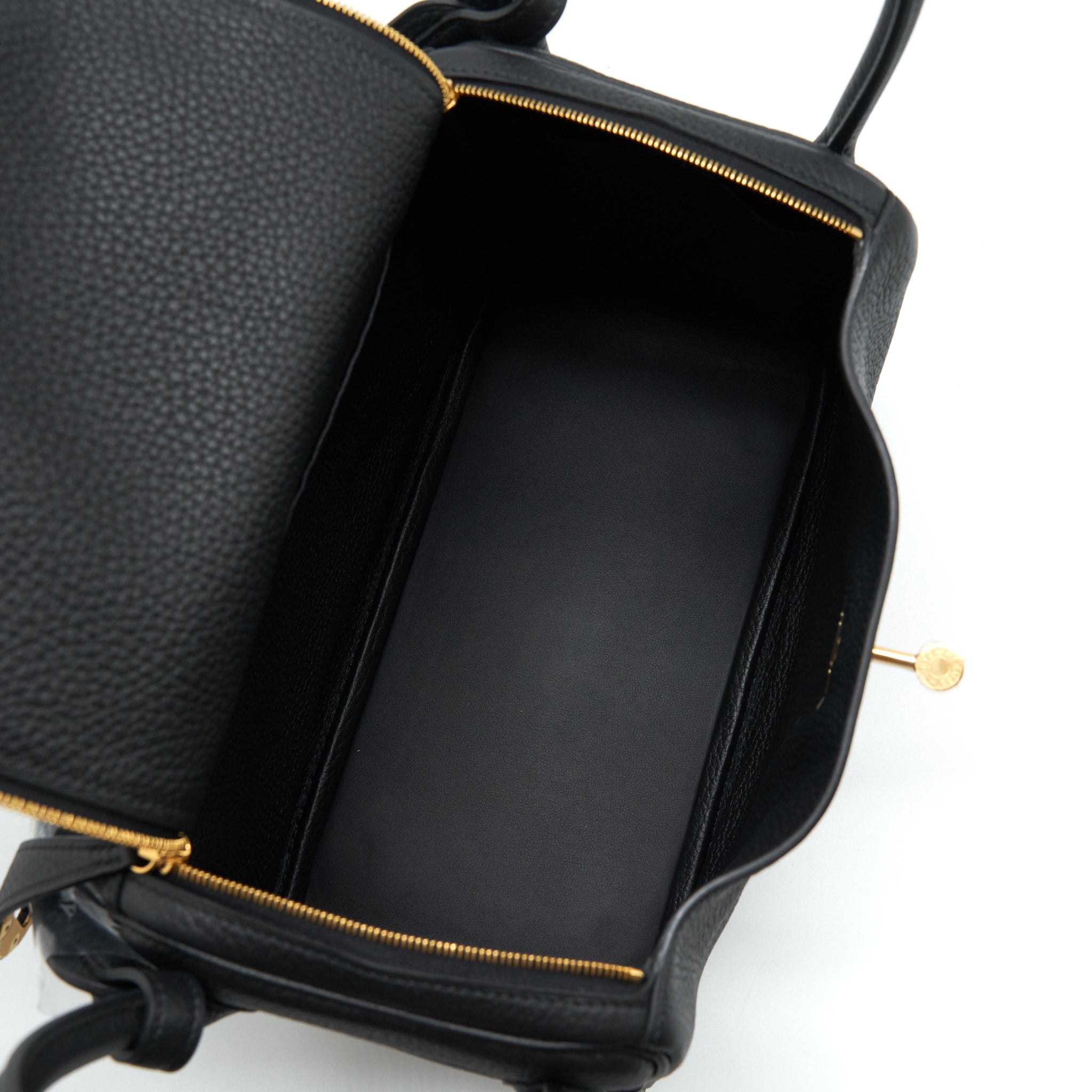 HERMES LINDY 26 CLEMENCE BLACK GHW