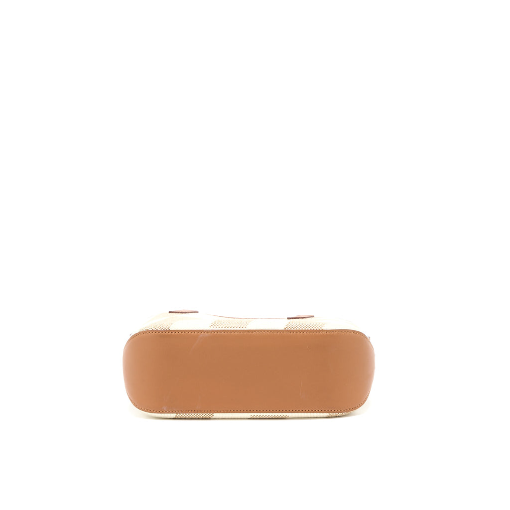 HERMES CABAS H EN BIAIS 27 BAG ECRE-NATUREL/GOLD