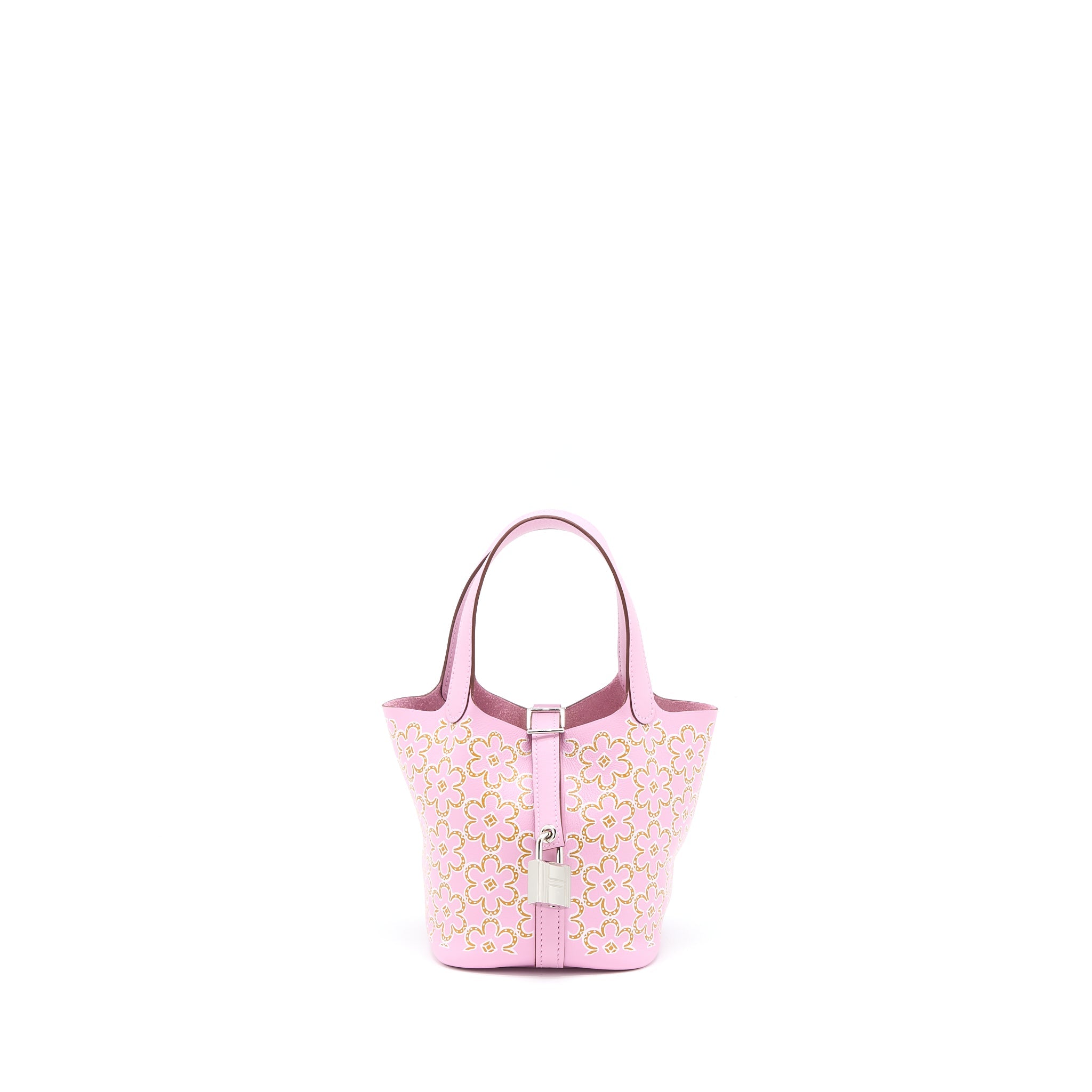 HERMES LUCKY DAISY MICRO PICOTIN 14 LOCK BAG SWIFT MAUVE SYLVESTRE SHW