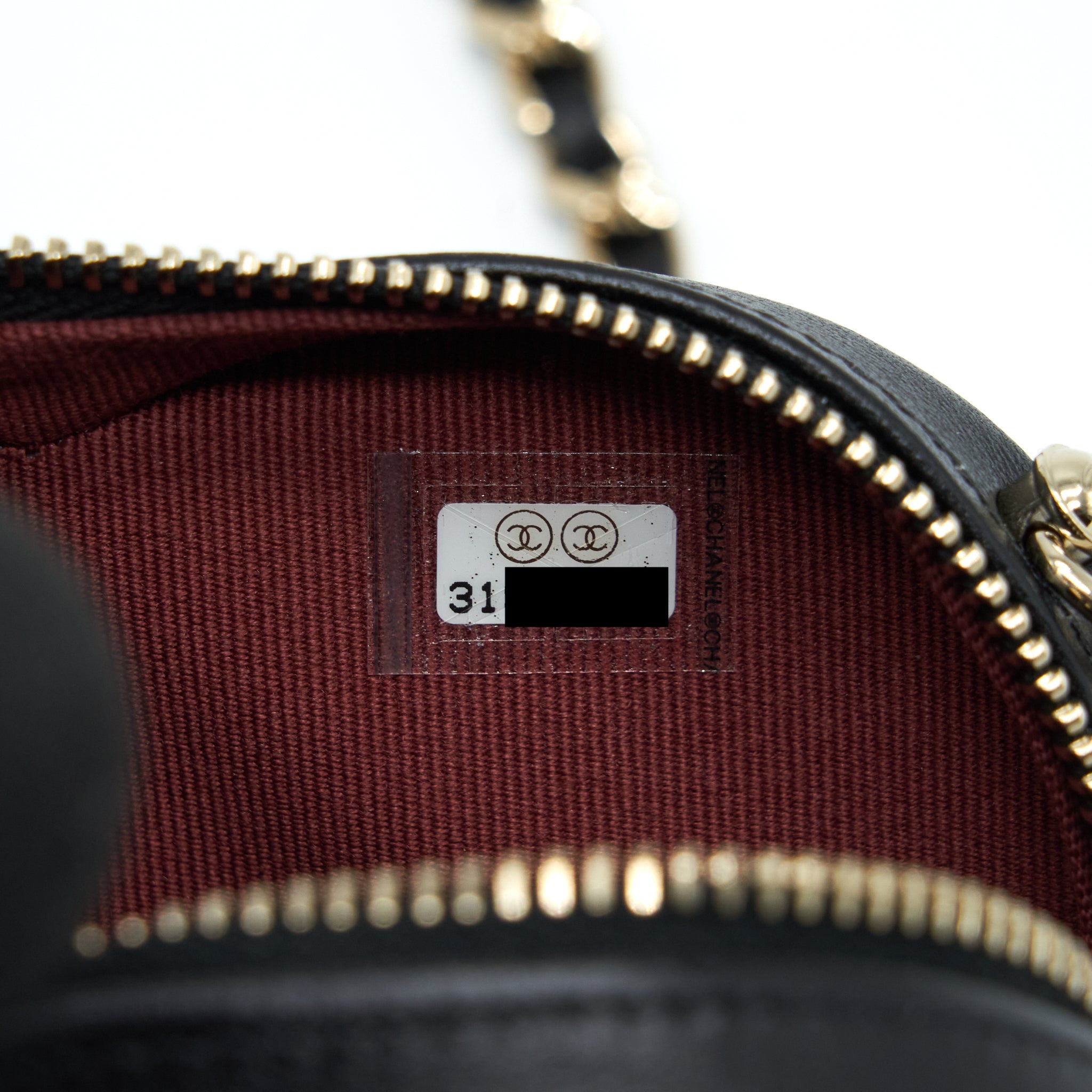 CHANEL 22S SMALL HEART BAG LAMBSKIN BLACK LGHW