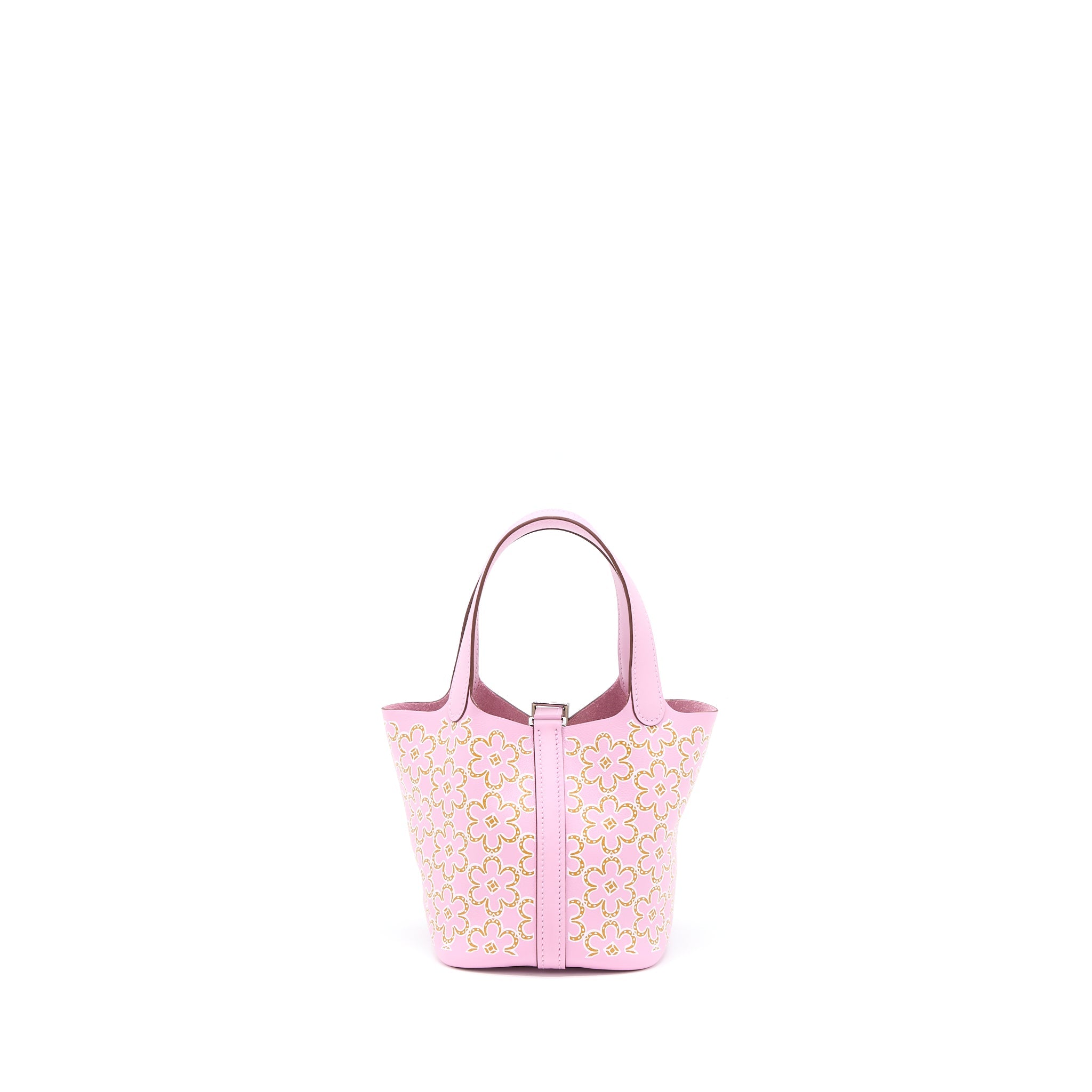 HERMES LUCKY DAISY MICRO PICOTIN 14 LOCK BAG SWIFT MAUVE SYLVESTRE SHW