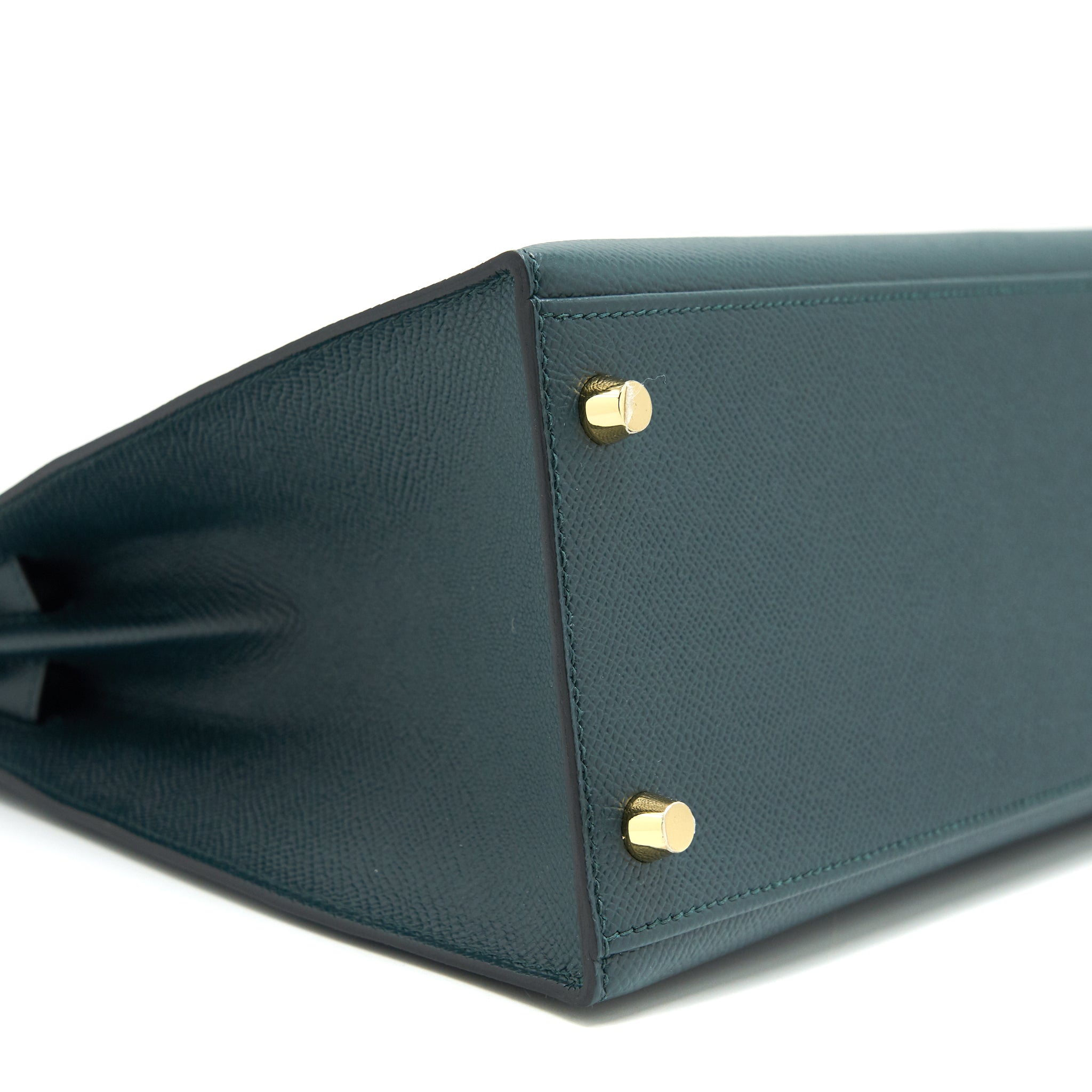 HERMES KELLY 28 SELLIER 6O VERT CYPRES GHW