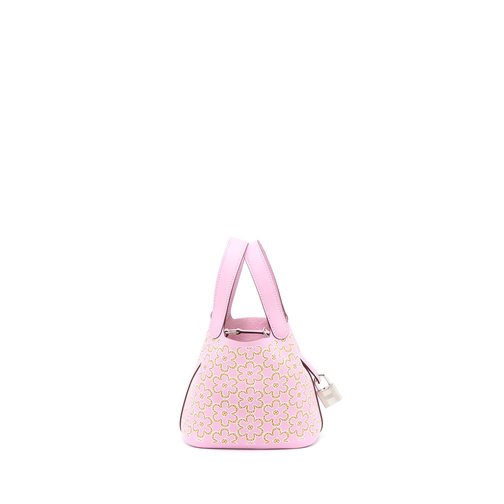 HERMES LUCKY DAISY MICRO PICOTIN 14 LOCK BAG SWIFT MAUVE SYLVESTRE SHW