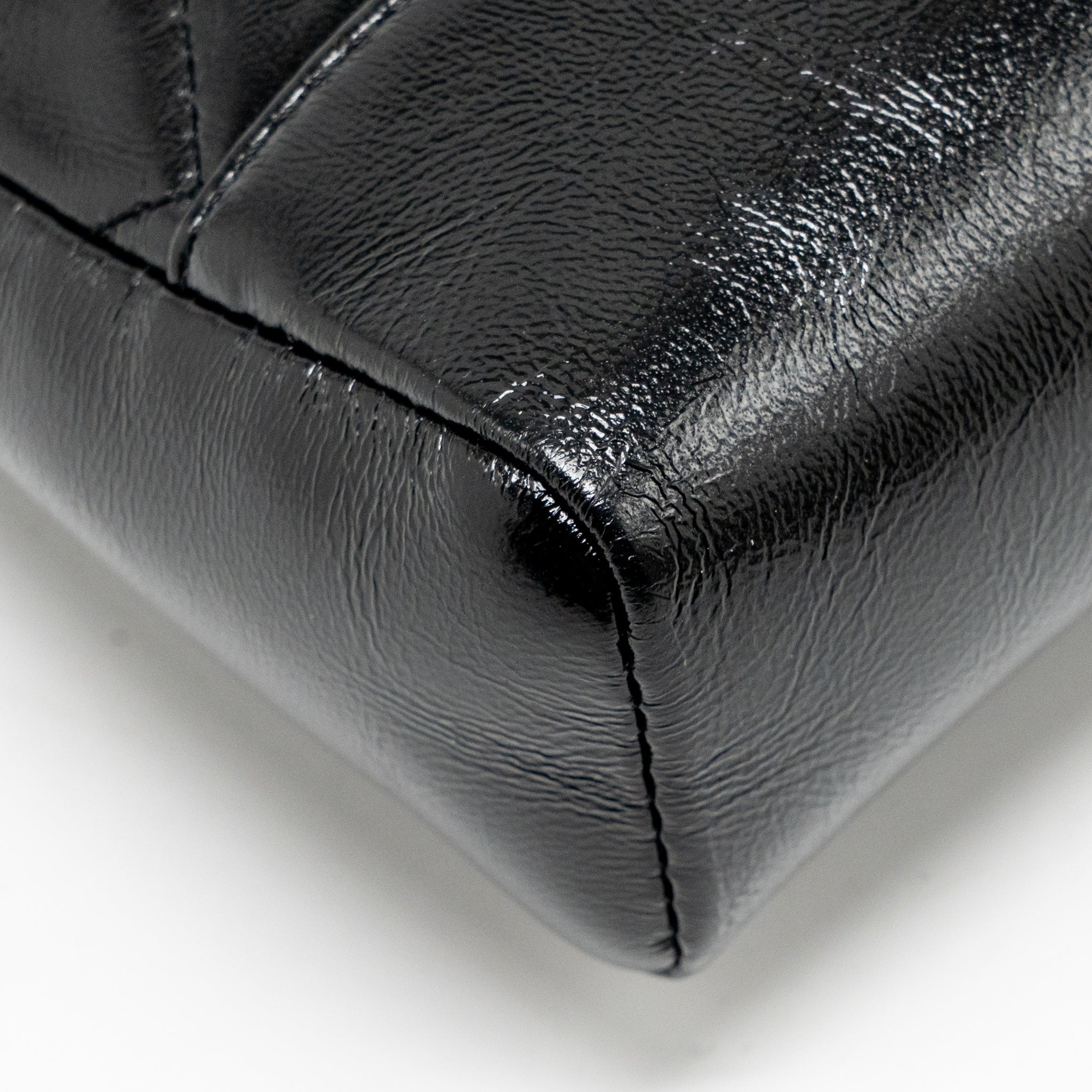CHANEL MINI 31 BAG SHINY LAMBSKIN BLACK LGHW (MICROCHIP)