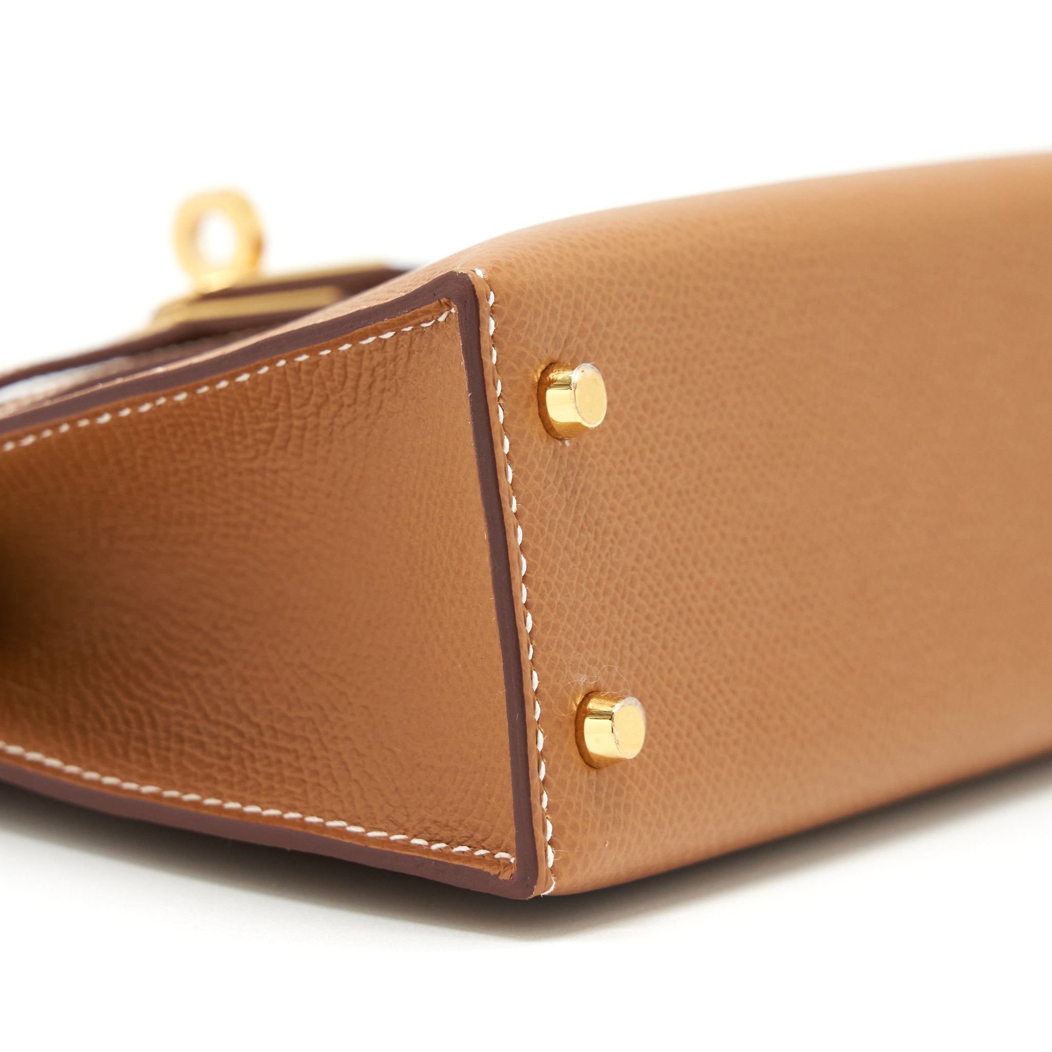 HERMES MINI KELLY 20CM EPSOM GOLD GHW