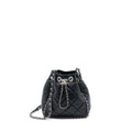 CHANEL 20S DRAWSTRING BUCKET BAG AGED CALFSKIN BLACK SHW