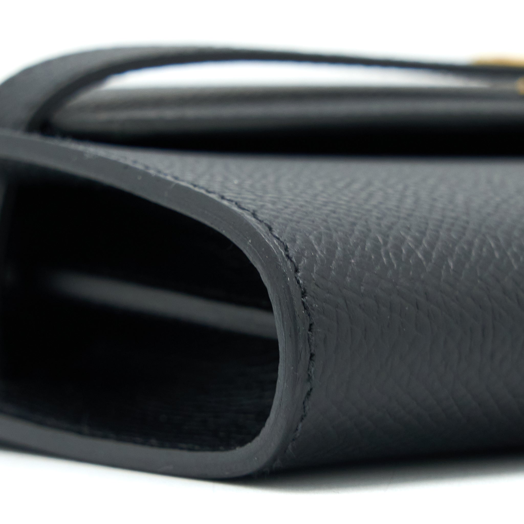HERMES KELLY TO GO EPSOM BLACK GHW