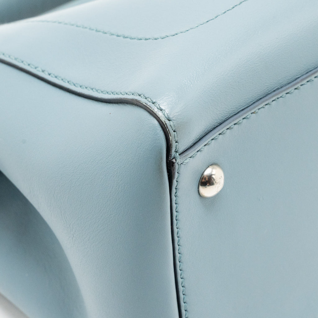 FENDI DOTCOM BAG CALFSKIN BLUE SHW