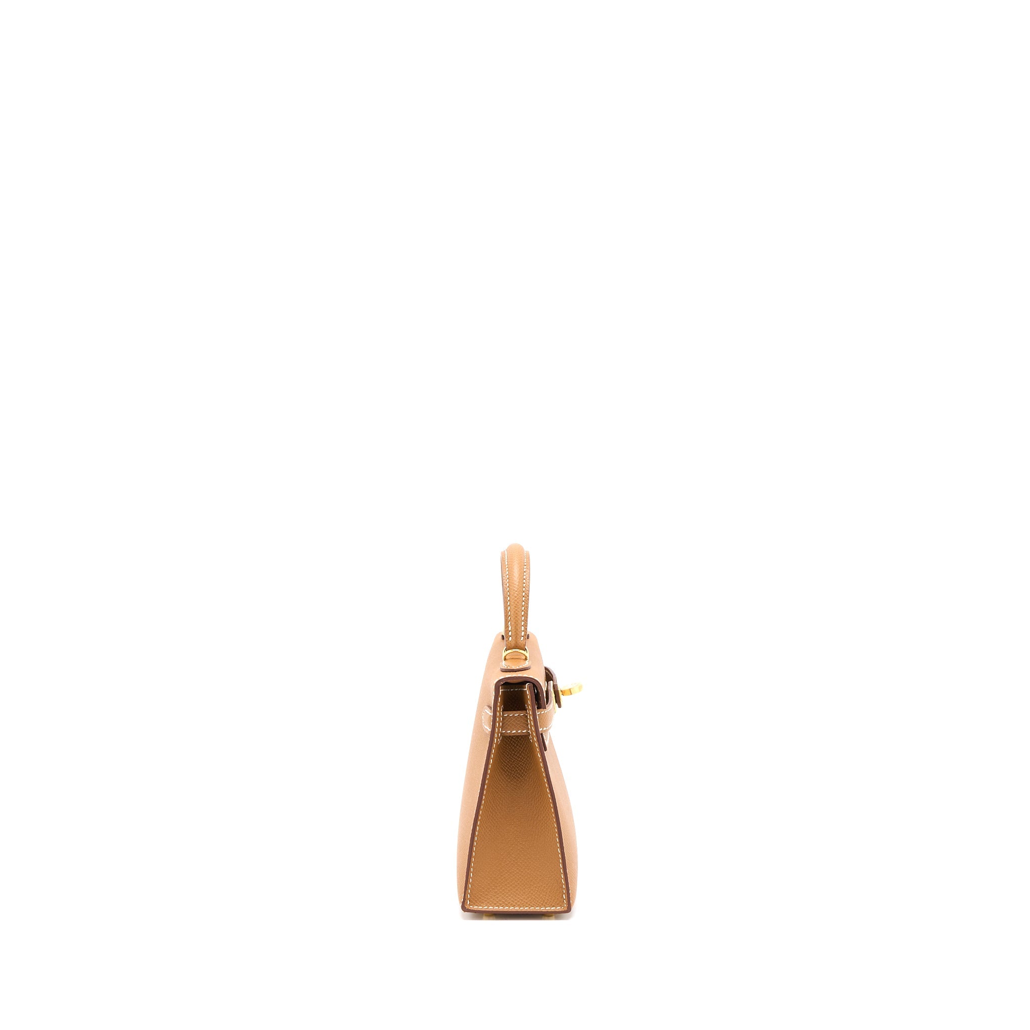 HERMES MINI KELLY II 20CM EPSOM GOLD GHW