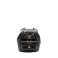 CHANEL 22C MINI DUMA BACKPACK CALFSKIN BLACK LGHW(MICROCHIP)