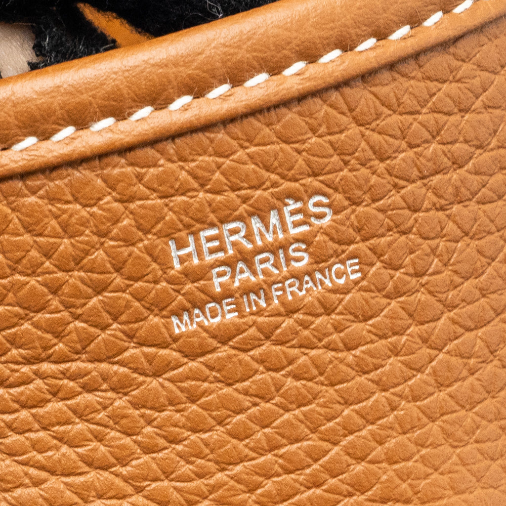 HERMES EVELYNE 29 CLEMENCE GOLD SHW