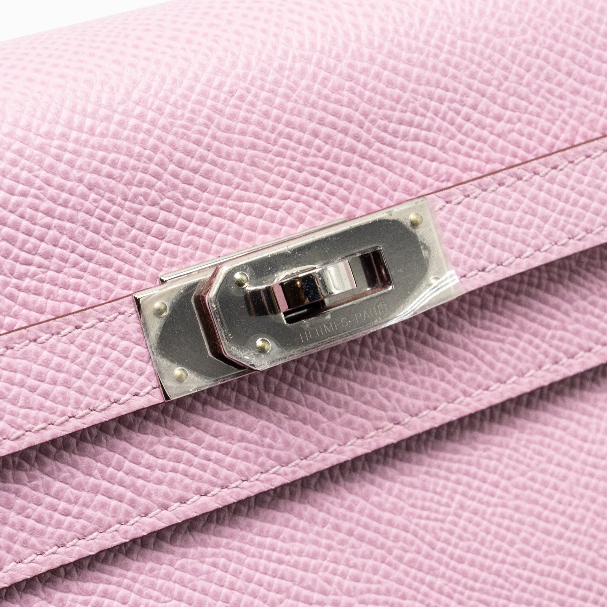 HERMES KELLY TO GO EPSOM X9 MAUVE SYLVESTRE SHW