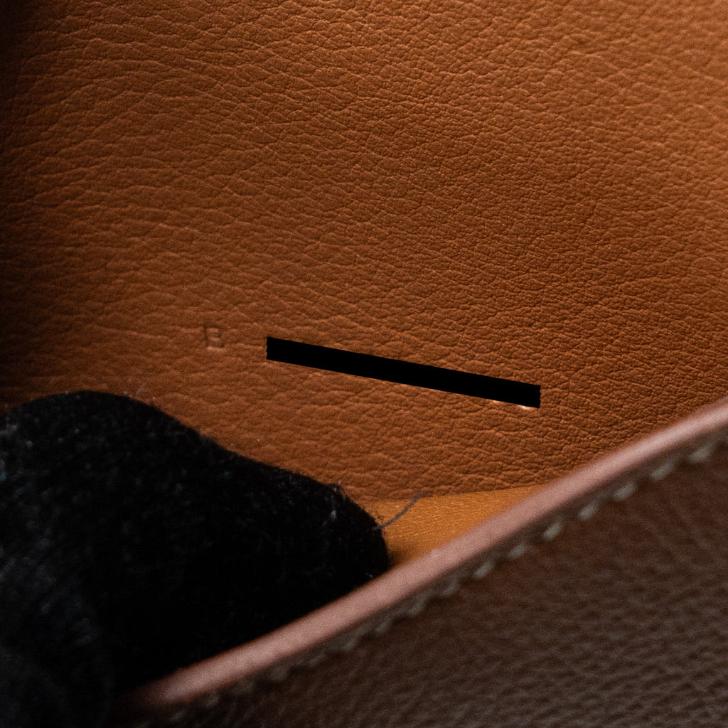 HERMES CONSTANCE SLIM EVERCOLOR GOLD/LIME SHW