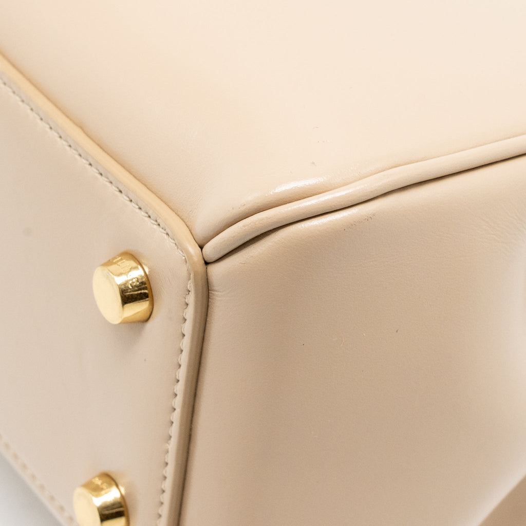 CELINE SMALL SOFT 16 BAG CALFSKIN BEIGE GHW