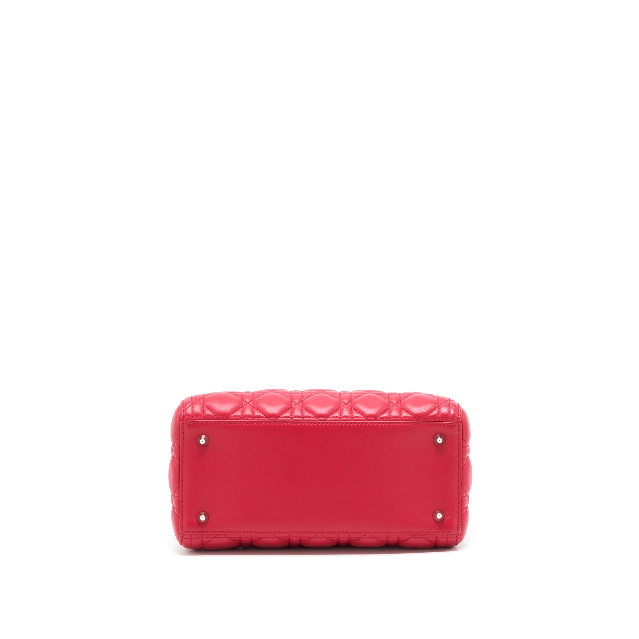 DIOR MEDIUM LADY DIOR LAMBSKIN PINK SHW